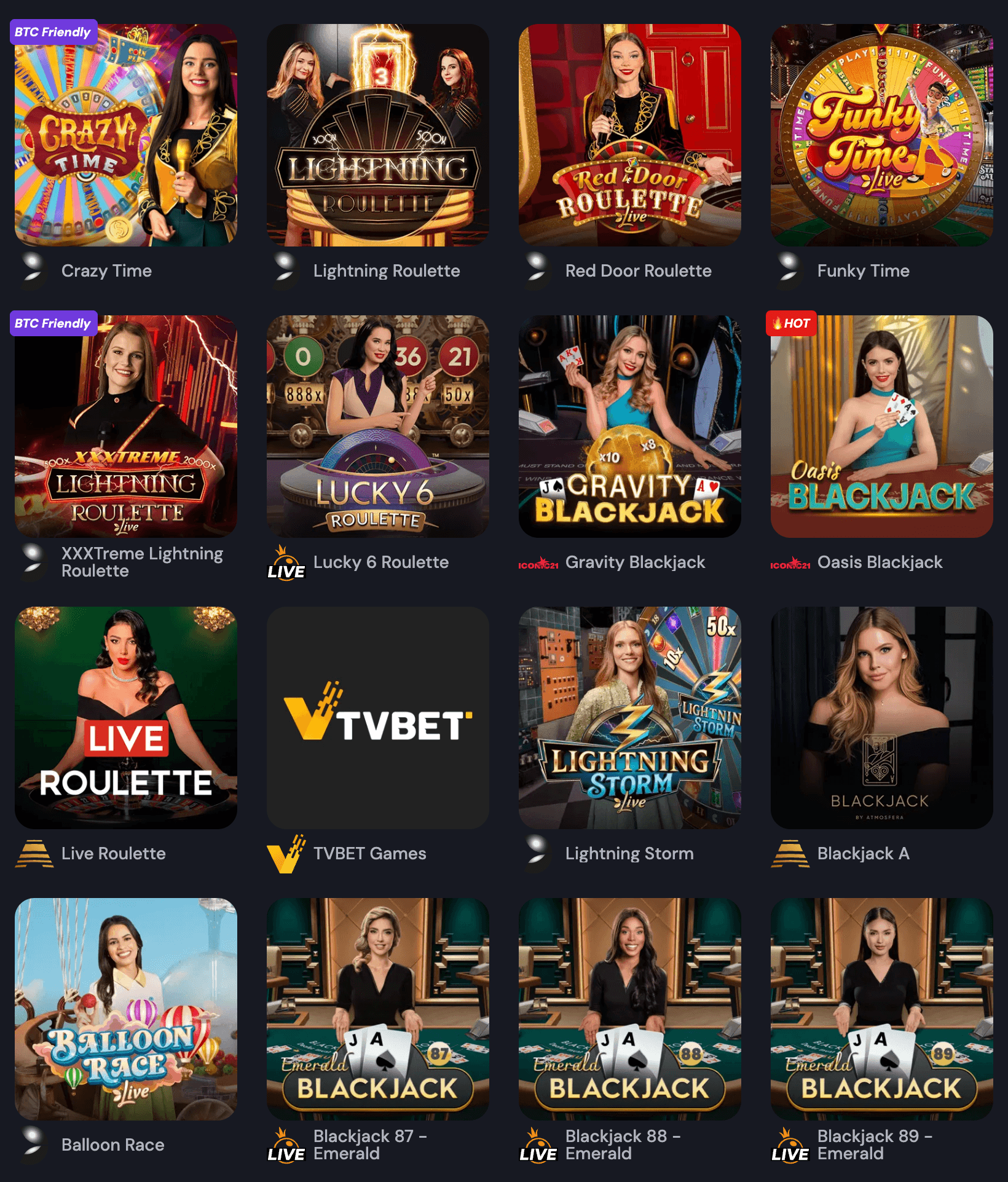 Slotozen Casino Live Games