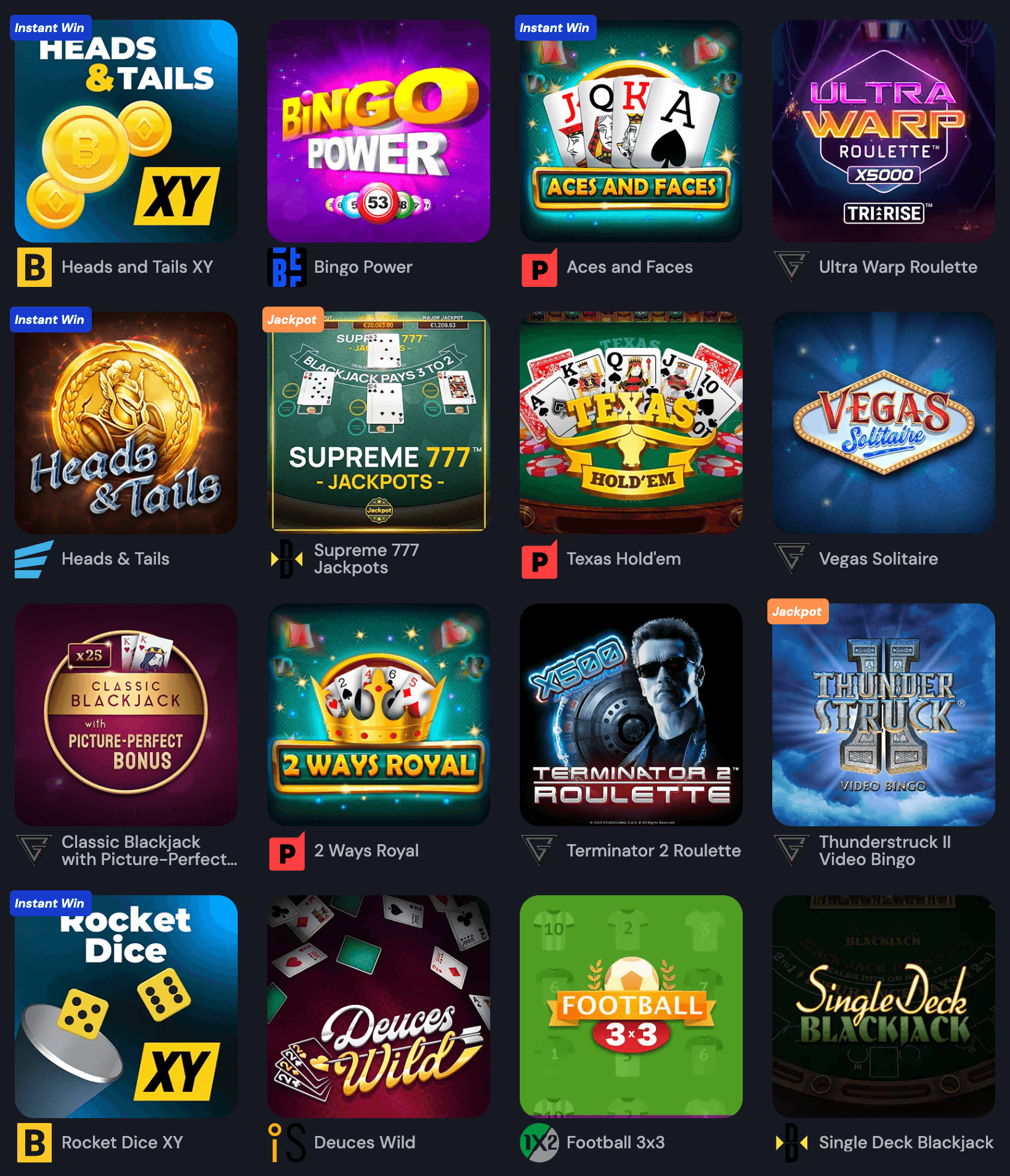 Slotozen Casino Table Games